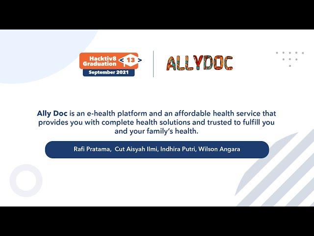 Ally Doc - Full Stack JavaScript Bootcamp Portfolio