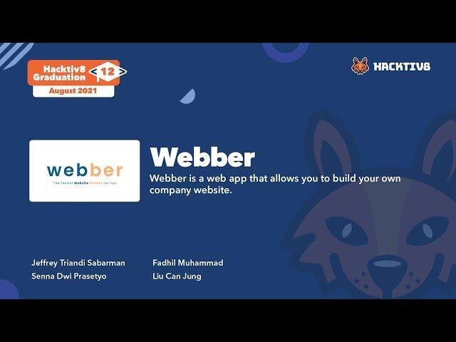 Webber - Full Stack JavaScript Bootcamp Portfolio