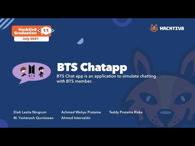 BTS Chatapp - Full Stack JavaScript Bootcamp Portofolio